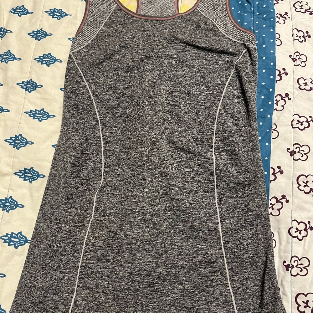 Women’s Grey Racerback Athletic Tank Top
